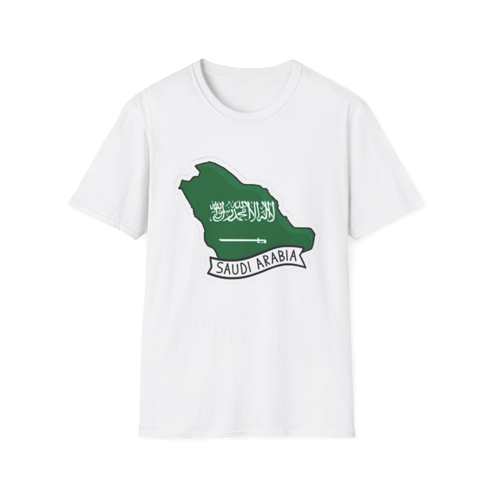 Saudi Arabia Map Unisex T-Shirt