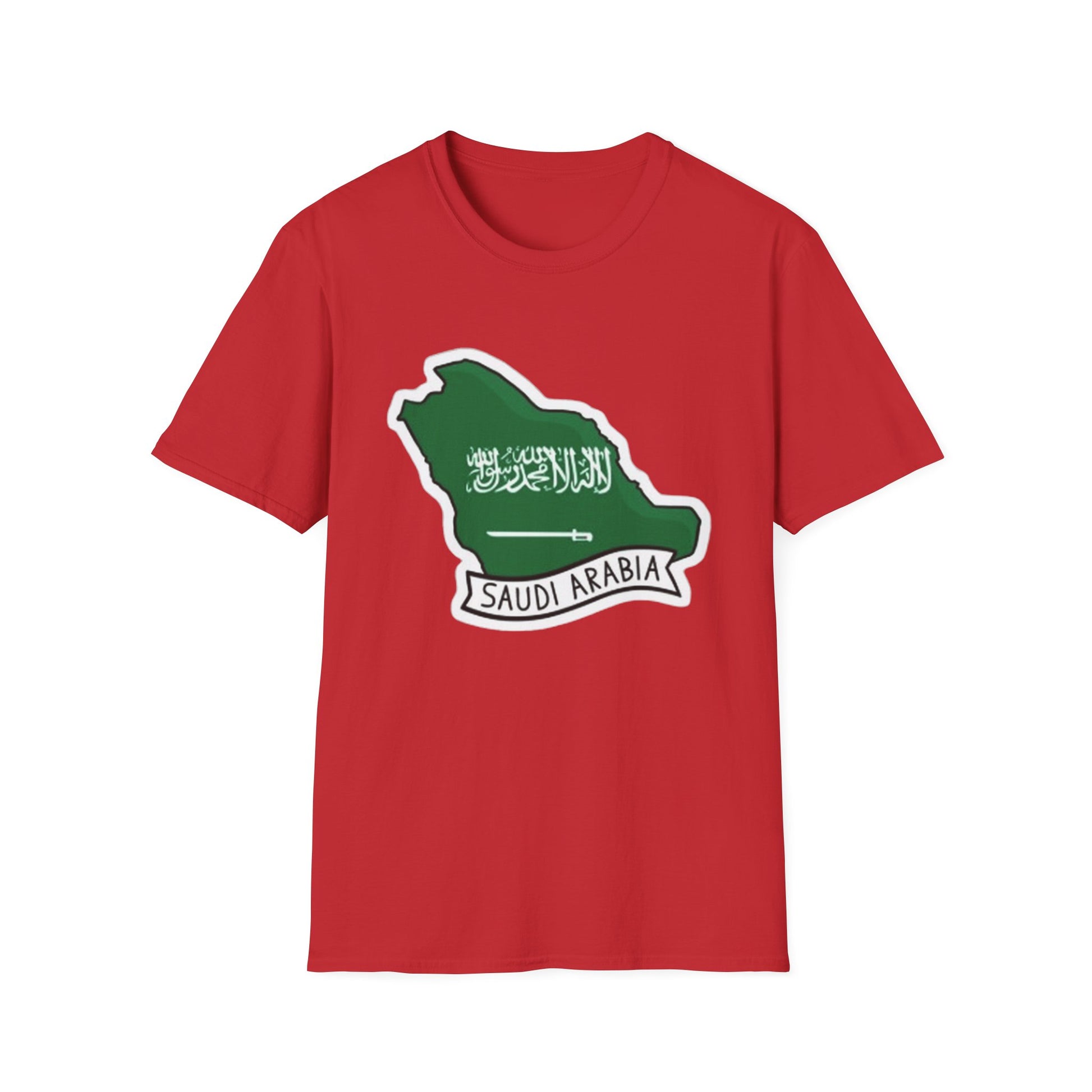 Saudi Arabia Map Unisex T-Shirt