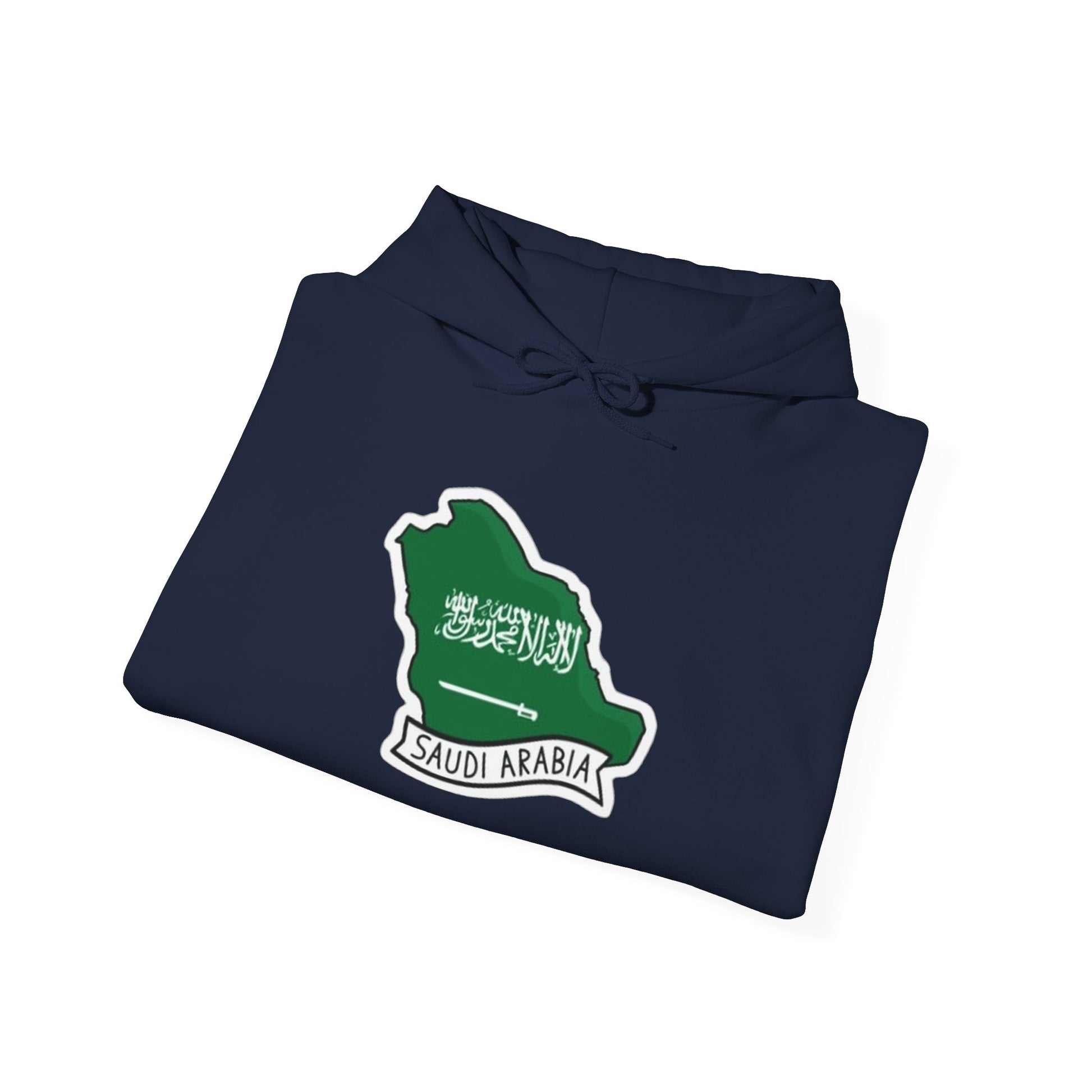 Saudi Arabia Map Unisex Hoodie