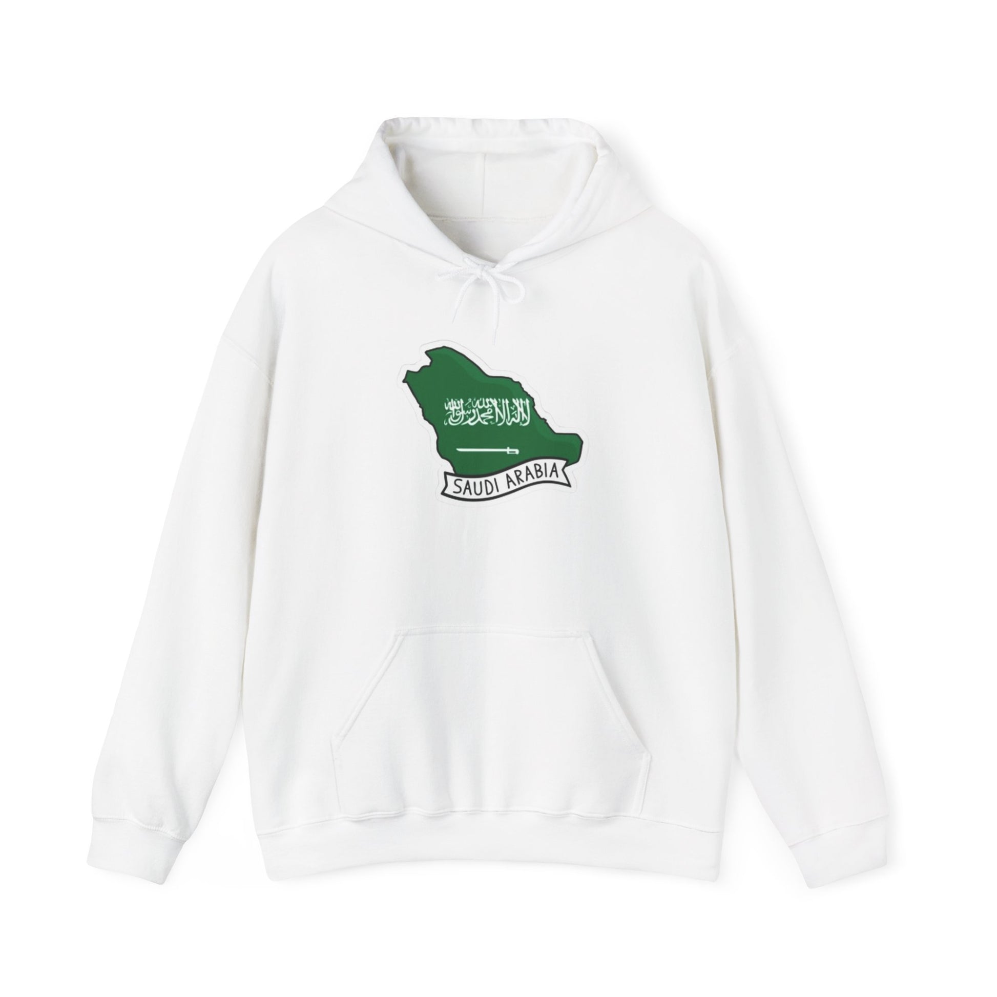 Saudi Arabia Map Unisex Hoodie