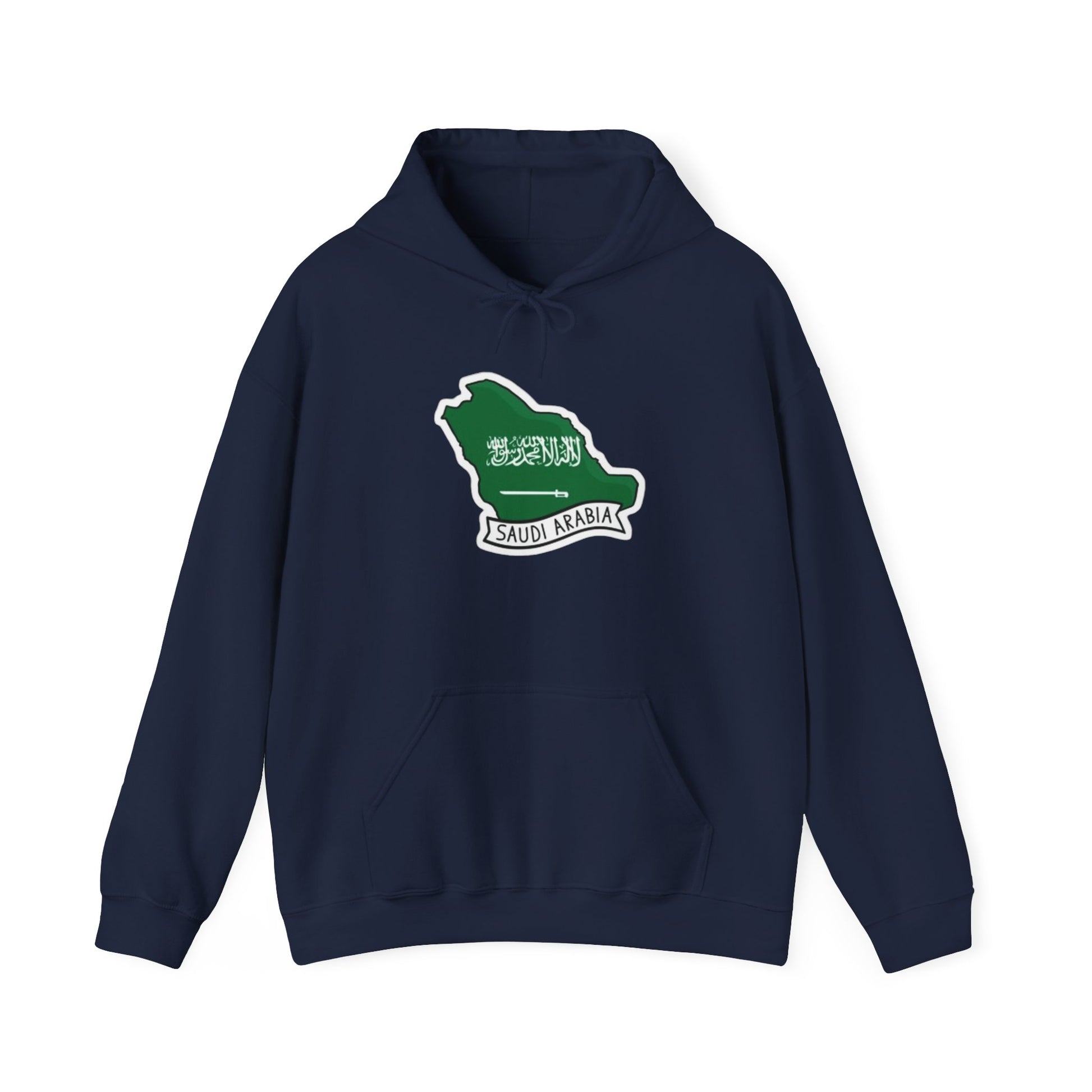 Saudi Arabia Map Unisex Hoodie