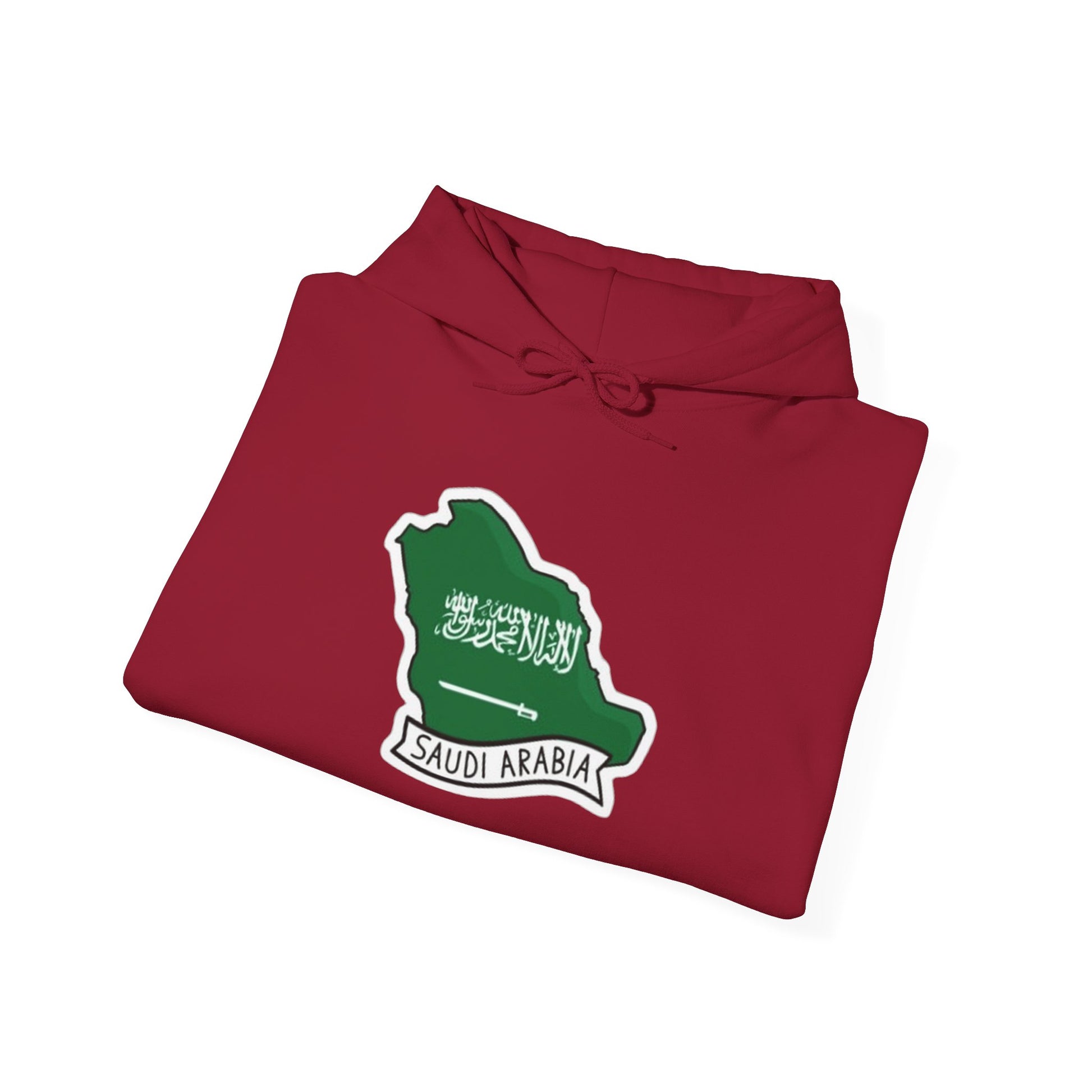 Saudi Arabia Map Unisex Hoodie