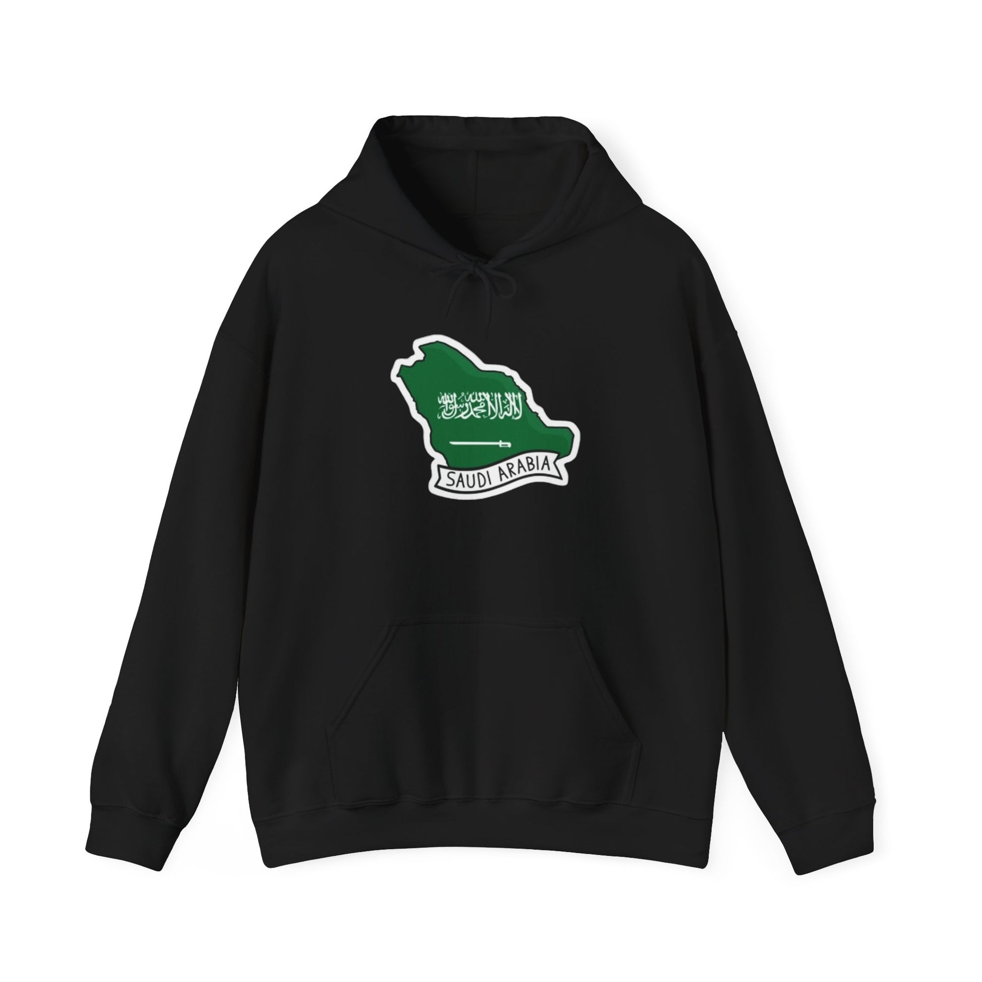 Saudi Arabia Map Unisex Hoodie