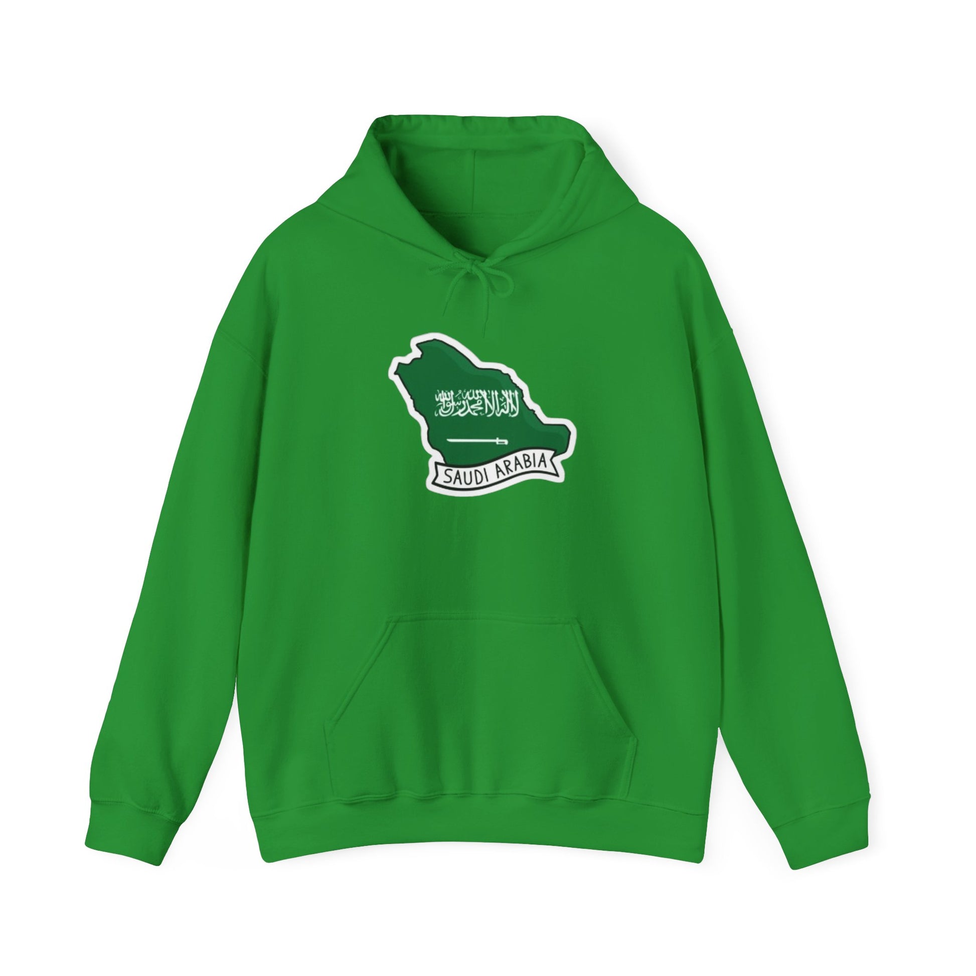 Saudi Arabia Map Unisex Hoodie