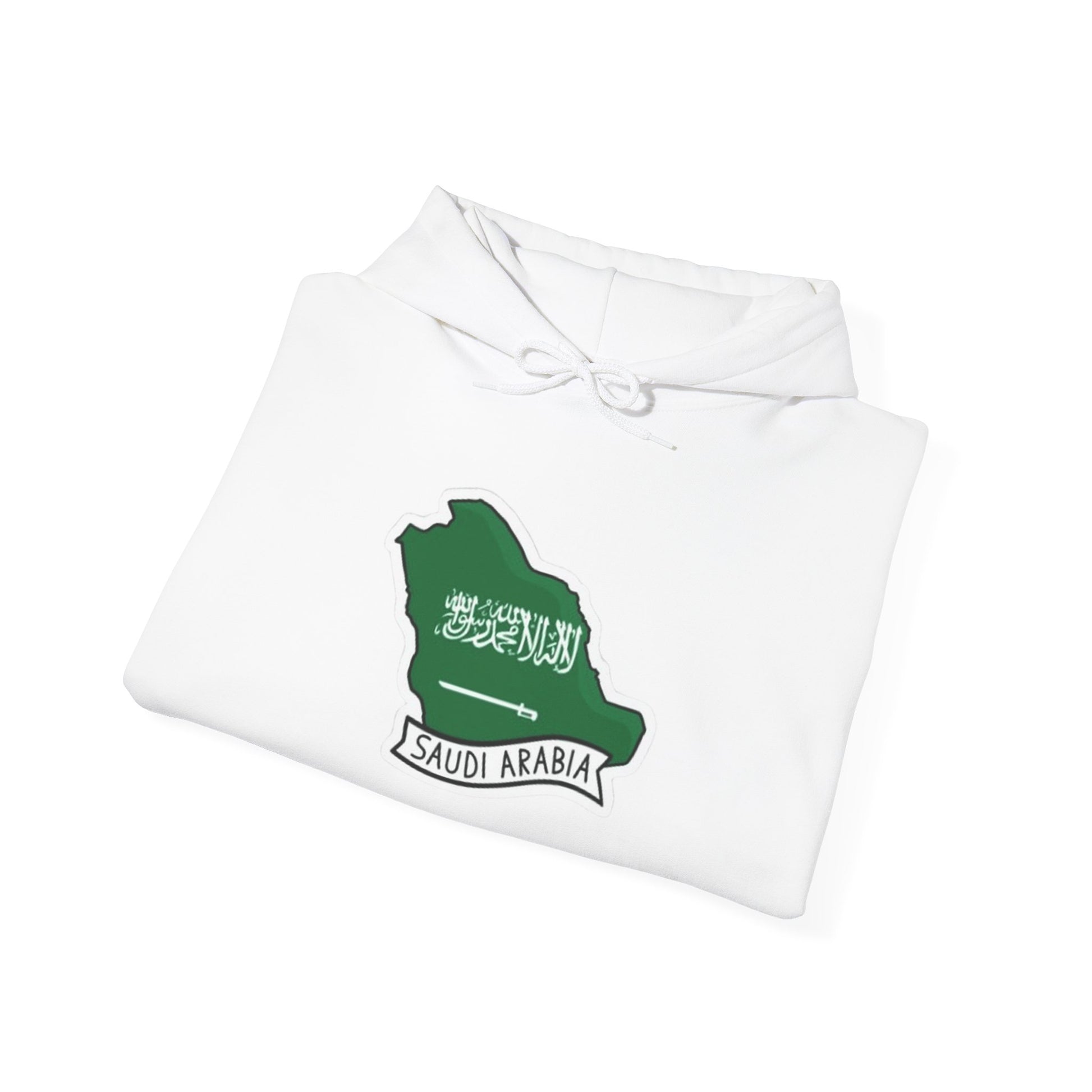 Saudi Arabia Map Unisex Hoodie