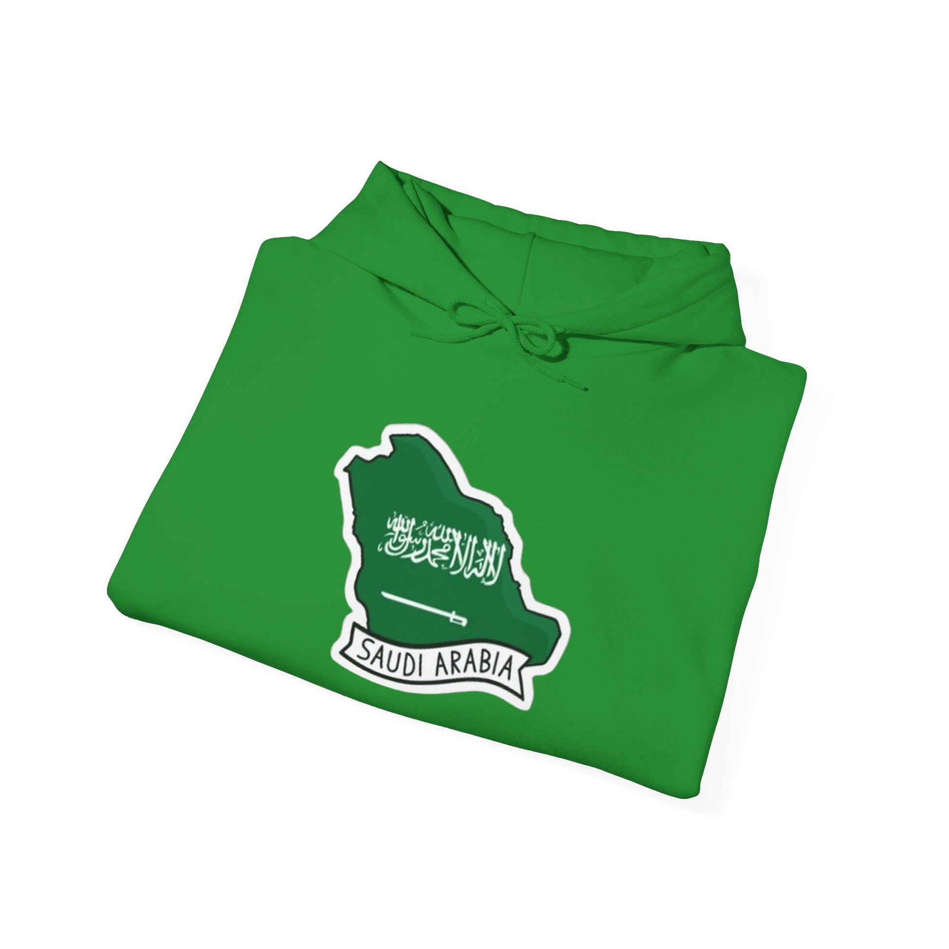 Saudi Arabia Map Unisex Hoodie