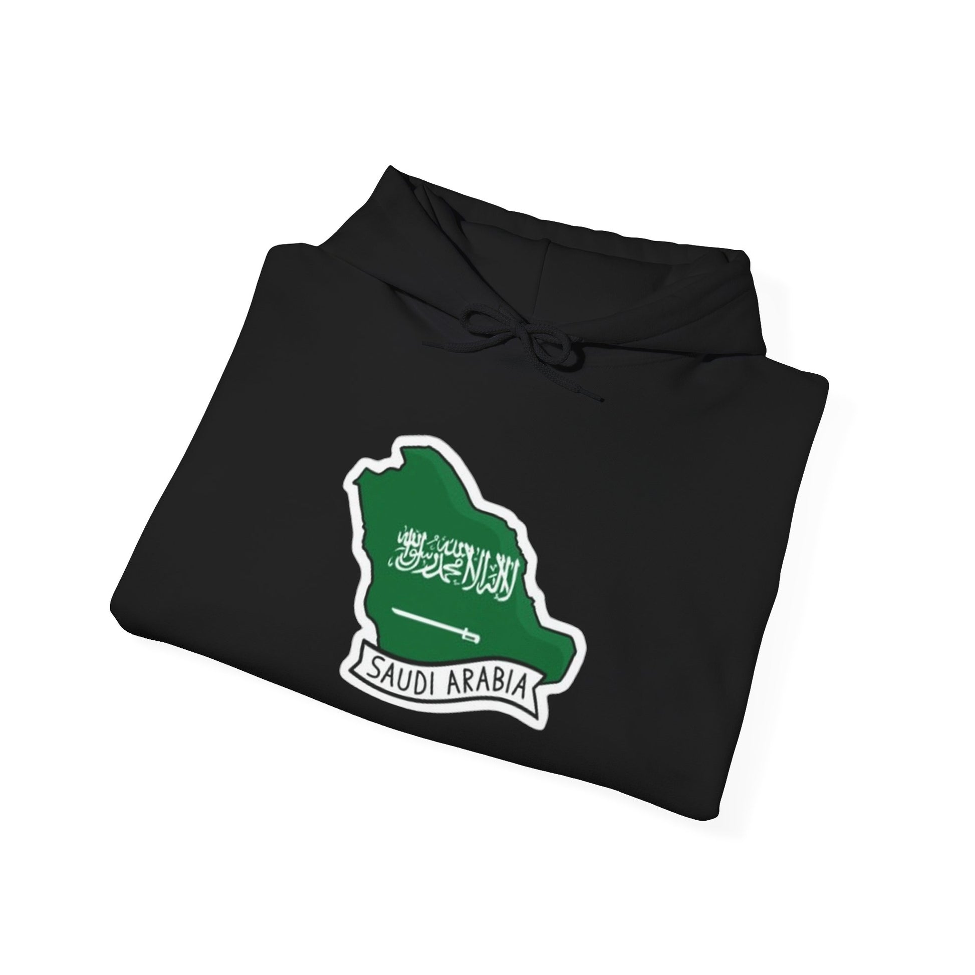 Saudi Arabia Map Unisex Hoodie